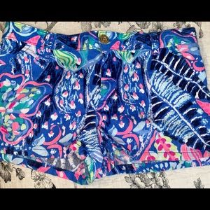 GUC Girls Mini Callahan Fantasy Garden Lilly Pulitzer Shorts